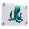Angry Octopus Vinyl Sticker