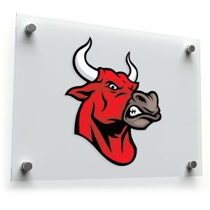 Angry Red Bull Sticker
