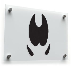Animal Hoof Print Vinyl Sticker