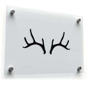 Antler Silhouette Vinyl Decal