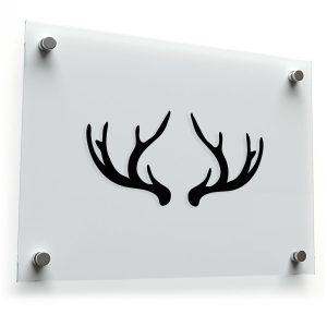 Antler Silhouette Wall Decal