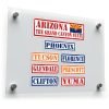 Arizona State Vinyl Sticker Set