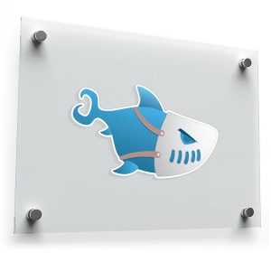 Armored Shark Sticker