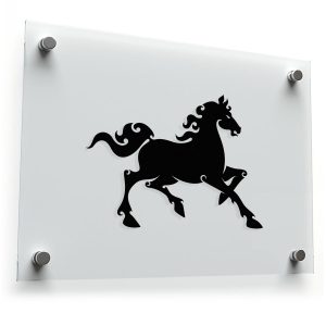 Artistic Horse Silhouette Sticker