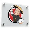 Asian Chef Cartoon Sticker