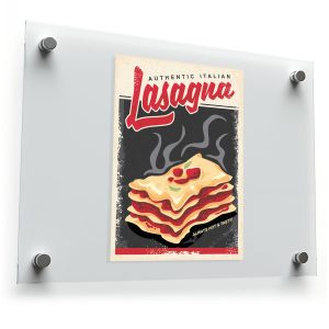 "Authentic Italian Lasagna" Vintage Vinyl Sticker