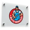 Auto Service Mechanic Sticker 1