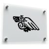 Aztec Eagle Silhouette Sticker