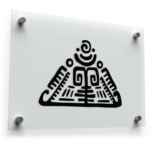 Aztec-Inspired Vinyl Sticker