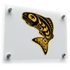 Aztec Tribal Fish Sticker 1