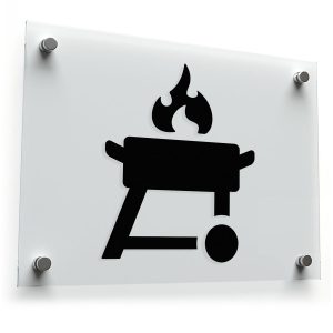 BBQ Grill Silhouette Sticker