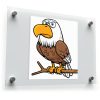 Bald Eagle Cartoon Sticker