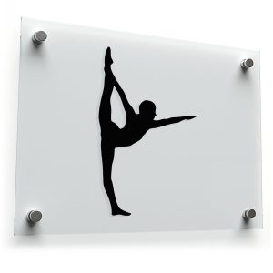Ballet Dancer Silhouette Decal