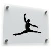 Ballet Dancer Silhouette Sticker 1