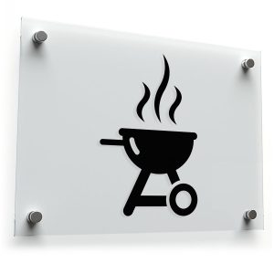 Barbecue Grill Silhouette Sticker