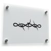 Barbed Wire Vinyl Sticker 1