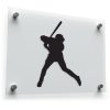 Baseball Batter Silhouette Sticker