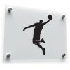 Basketball Player Silhouette Sticker