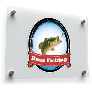 Largemouth Bass Fishing Sticker