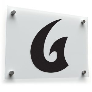 Beachtowngirls Black Logo Sticker
