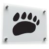 Bear Paw Print Vinyl Sticker 1