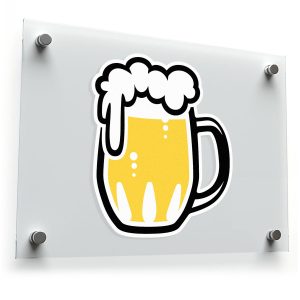 Beer Mug Vinyl Sticker