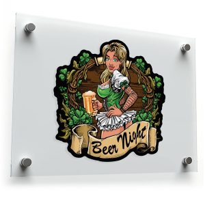 Beer Night Pin-Up Girl