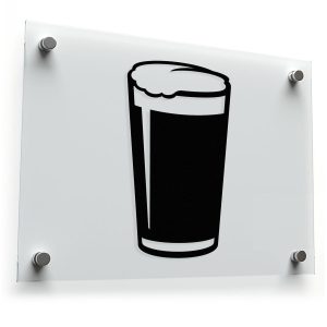 Beer Pint Glass Sticker