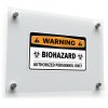 Biohazard Warning Sticker Decal