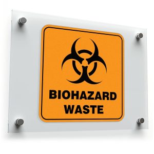 Biohazard Waste Sticker