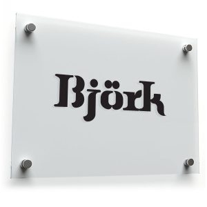 Björk Logo Sticker