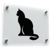 Black Cat Silhouette Sticker
