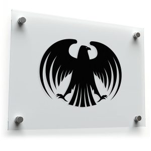 Black Eagle Silhouette Sticker