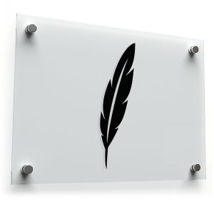 Black Feather Sticker