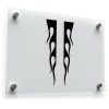 Black Flame Stripe Decal Set 1