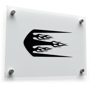 Black Flame Vinyl Decal