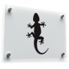 Black Gecko Silhouette Vinyl Sticker 1