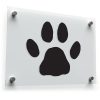 Black Paw Print Sticker