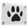 Black Paw Print Sticker