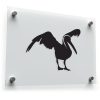 Black Pelican Silhouette Sticker 1