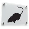 Black Rat Silhouette Sticker 1