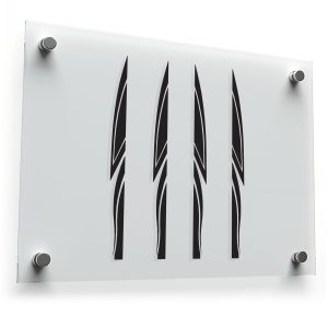 Black Tribal Flame Vinyl Decals