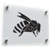 Black Wasp Vinyl Sticker 1