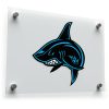 Black and Blue Shark Vinyl Sticker 1