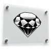 Black and White Diamond Sticker 1