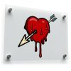 Bleeding Heart with Arrow Sticker 1