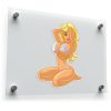 Blonde Pin-Up Girl Sticker 1