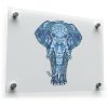 Blue Mandala Elephant Sticker 1