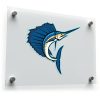 Blue Marlin Vinyl Sticker 1