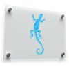 Blue Mosaic Gecko Sticker